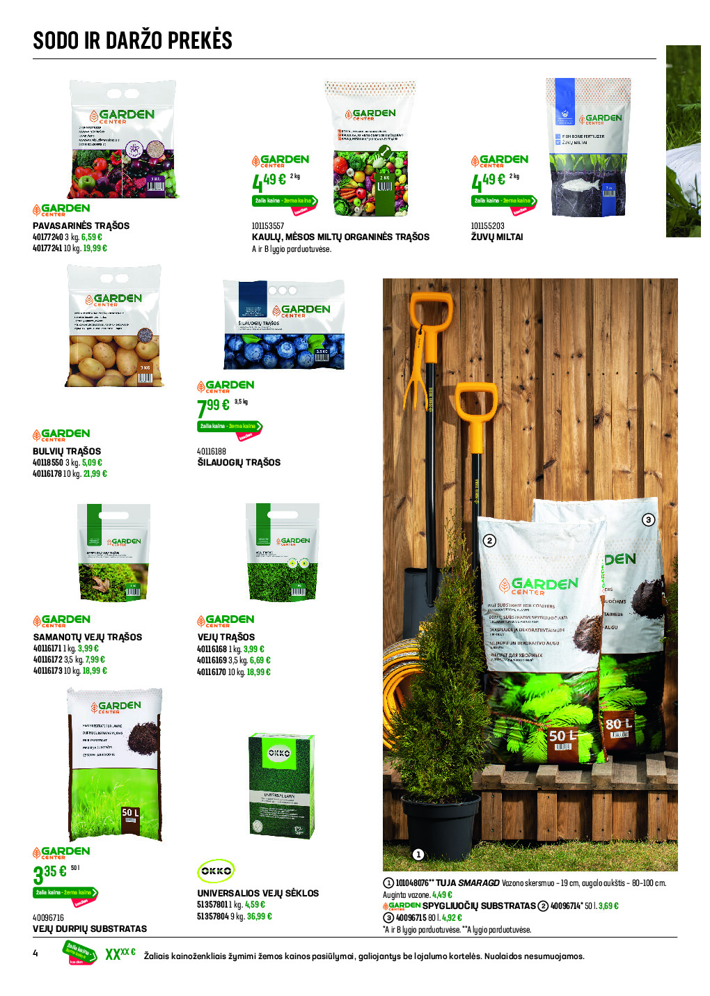 senukai - Laikas sėti, daiginti ir pasitikti pavasarį! Reklaminis leidinys Nr. 05 (653) (2025-04-01 - 2025-04-14) - page: 4