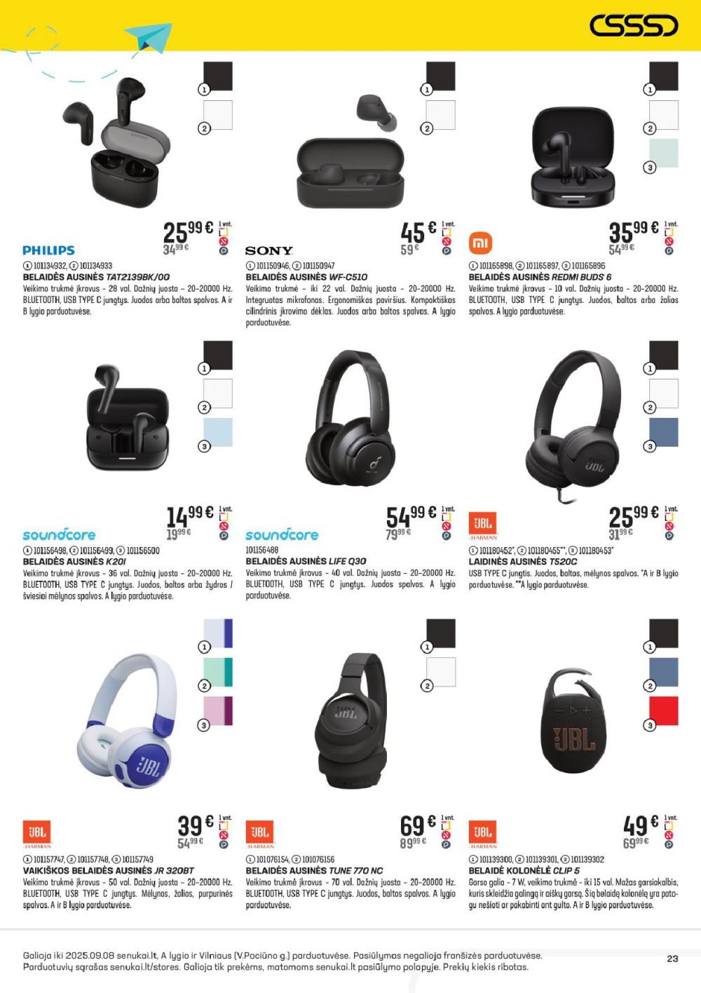 senukai - SENUKAI - Leidinys Nr.17 (2025 07 30 - 2025 09 08) - page: 23