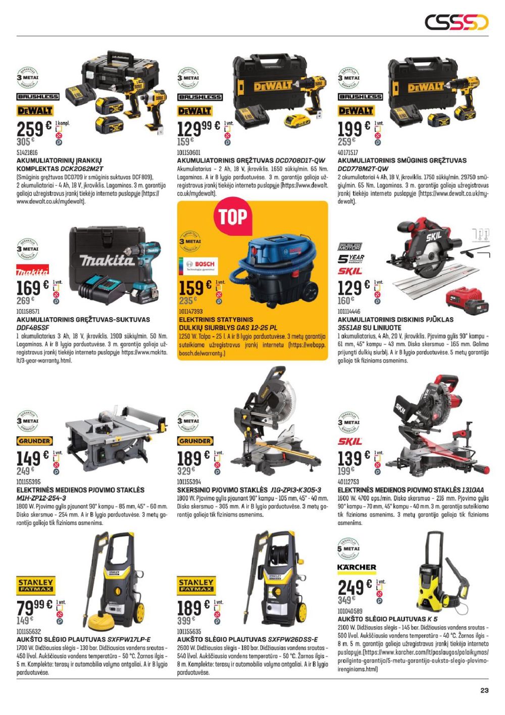 senukai - SENUKAI - Leidinys Nr.19 (2025 08 20 - 2025 09 15) - page: 23