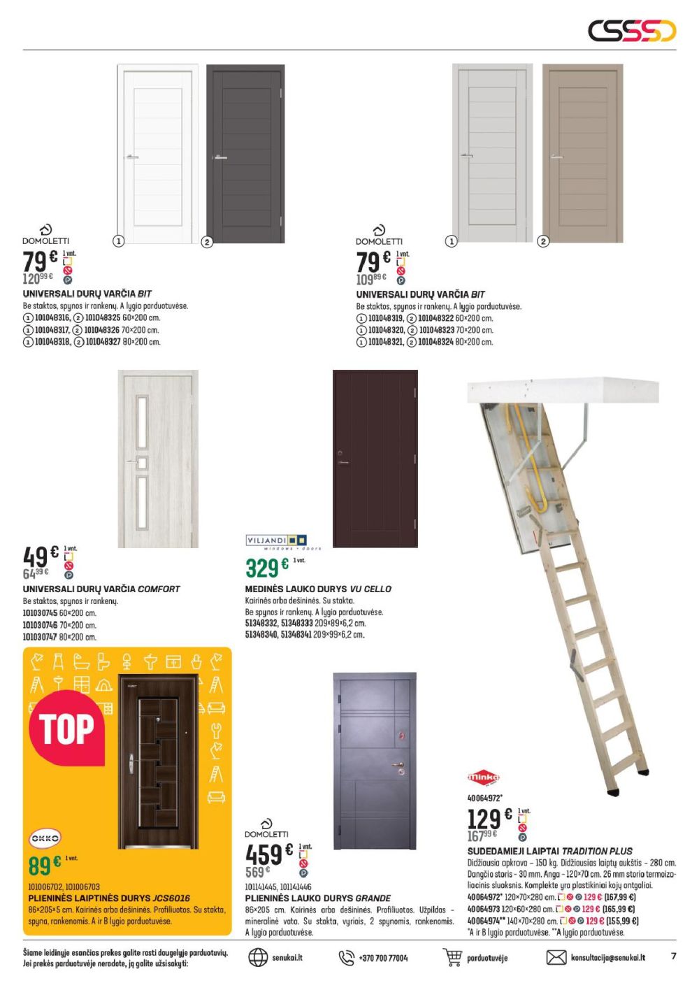 senukai - SENUKAI - Leidinys Nr.19 (2025 08 20 - 2025 09 15) - page: 7