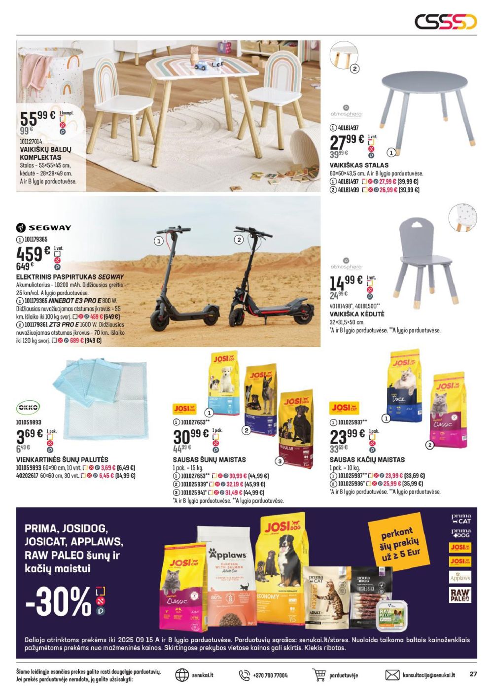 senukai - SENUKAI - Leidinys Nr.19 (2025 08 20 - 2025 09 15) - page: 27