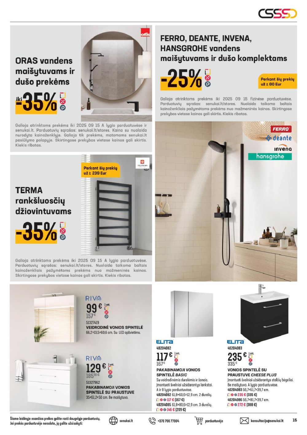 senukai - SENUKAI - Leidinys Nr.19 (2025 08 20 - 2025 09 15) - page: 15