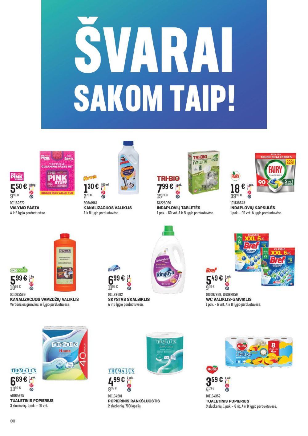 senukai - SENUKAI - Leidinys Nr.19 (2025 08 20 - 2025 09 15) - page: 30