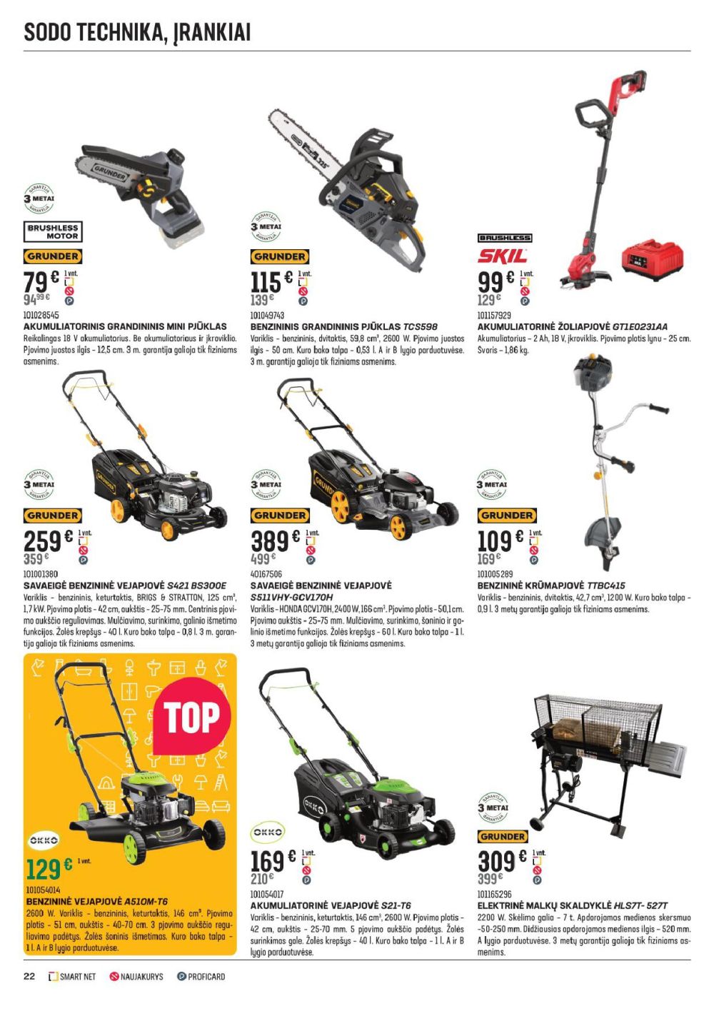 senukai - SENUKAI - Leidinys Nr.19 (2025 08 20 - 2025 09 15) - page: 22