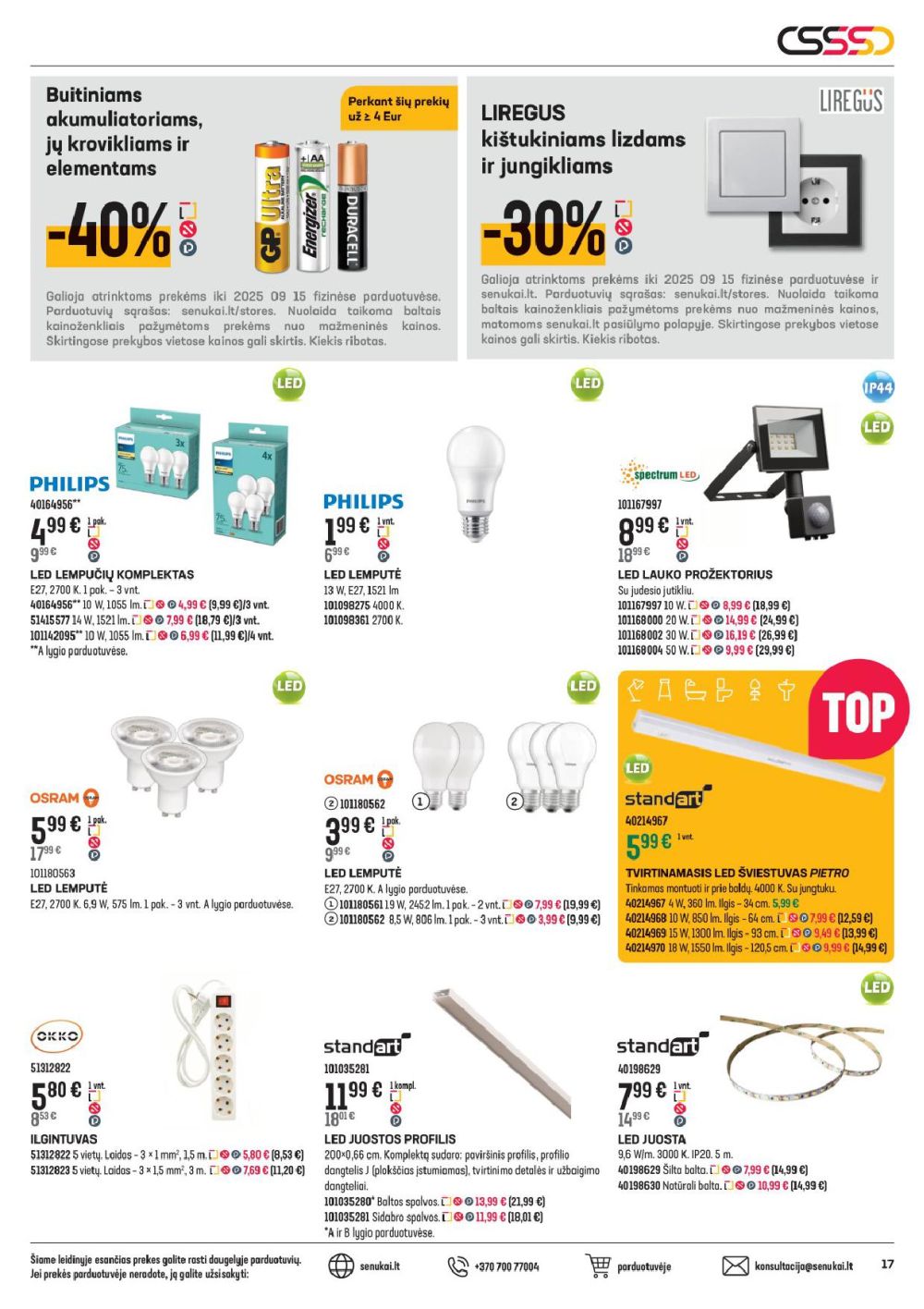 senukai - SENUKAI - Leidinys Nr.19 (2025 08 20 - 2025 09 15) - page: 17