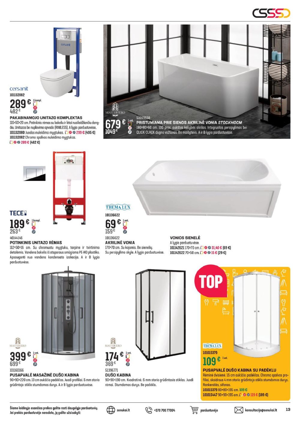 senukai - SENUKAI - Leidinys Nr.19 (2025 08 20 - 2025 09 15) - page: 13