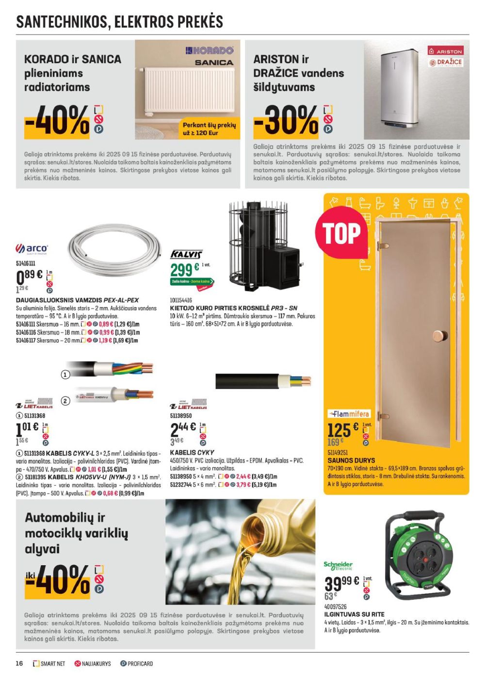 senukai - SENUKAI - Leidinys Nr.19 (2025 08 20 - 2025 09 15) - page: 16