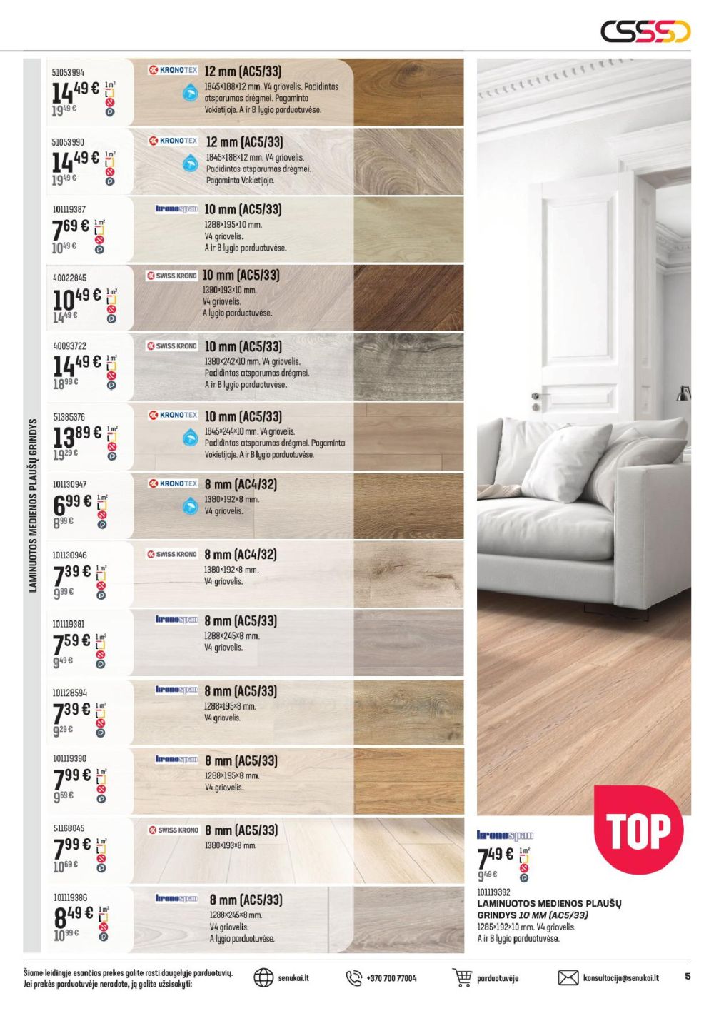 senukai - SENUKAI - Leidinys Nr.19 (2025 08 20 - 2025 09 15) - page: 5