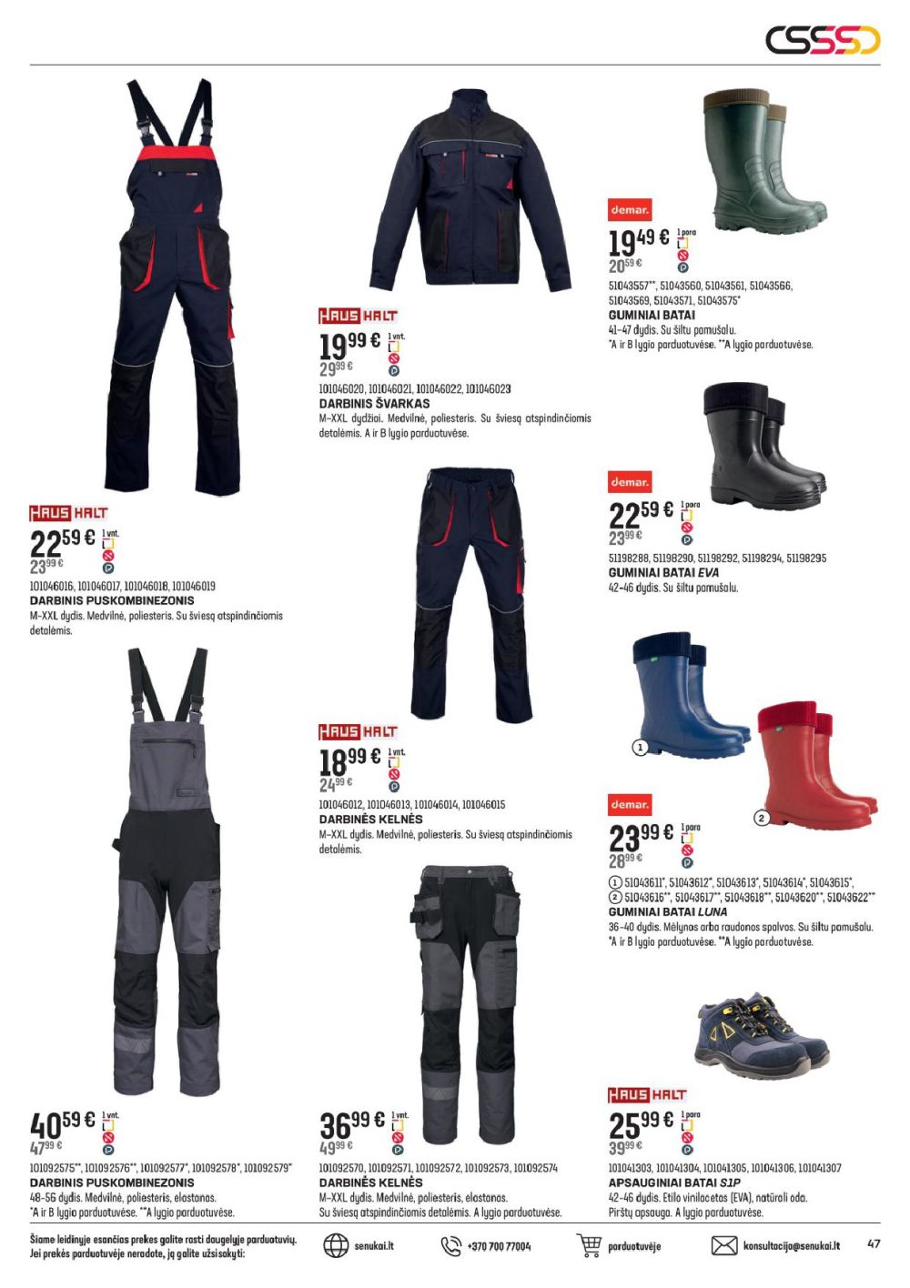 senukai - SENUKAI - Leidinys Nr.21 (2025 09 17 - 2025 10 27) - page: 47