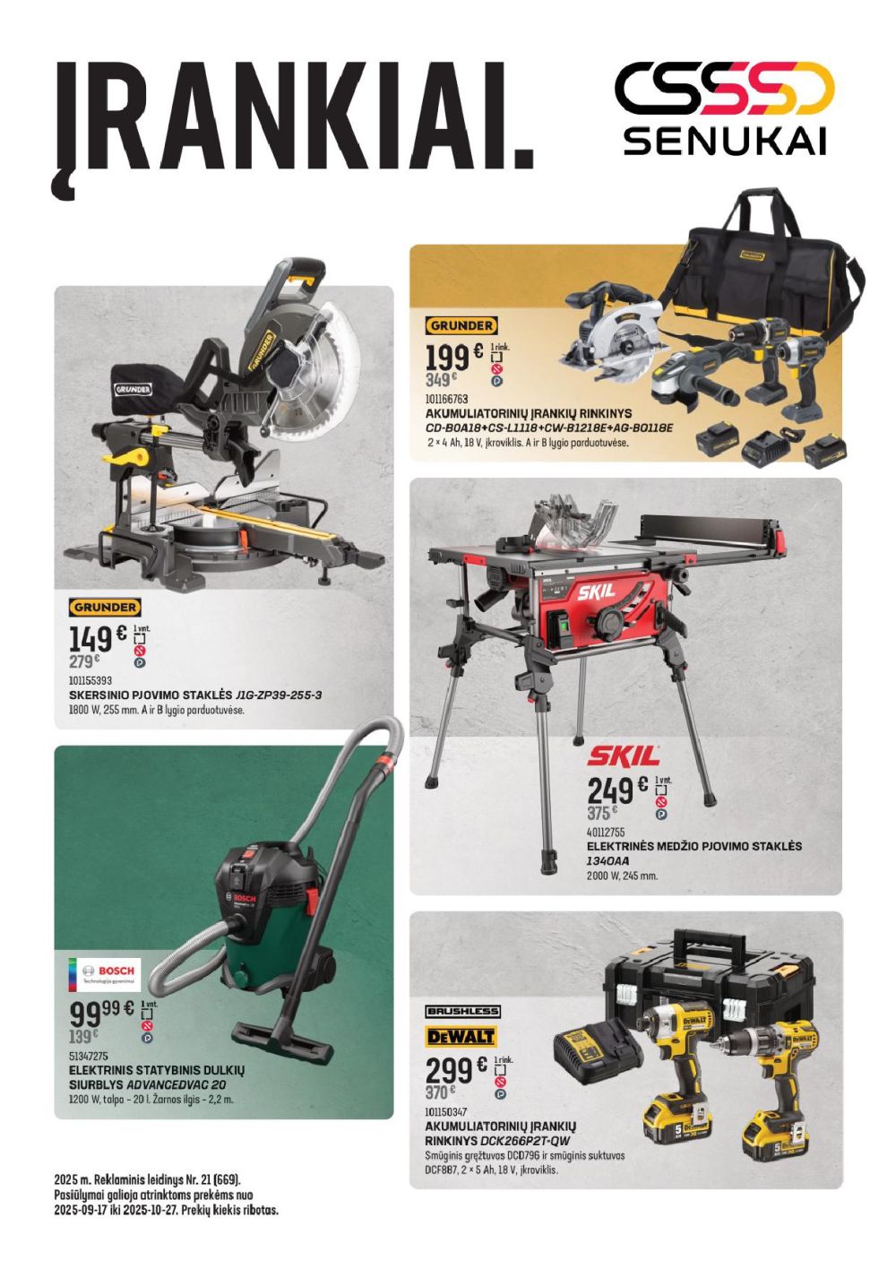 senukai - SENUKAI - Leidinys Nr.21 (2025 09 17 - 2025 10 27)