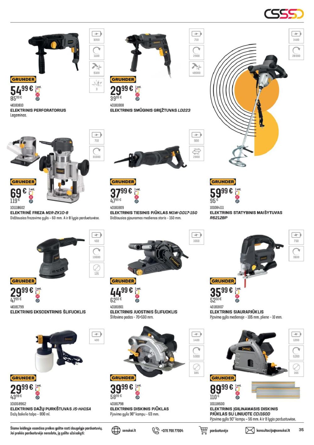 senukai - SENUKAI - Leidinys Nr.21 (2025 09 17 - 2025 10 27) - page: 35
