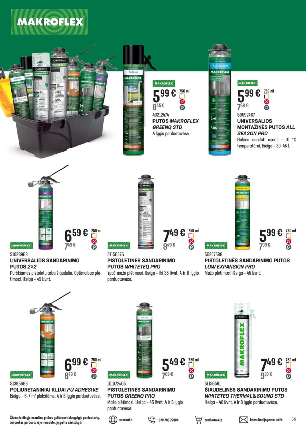 senukai - SENUKAI - Leidinys Nr.23 (2025 10 02 - 2025 11 03) - page: 55