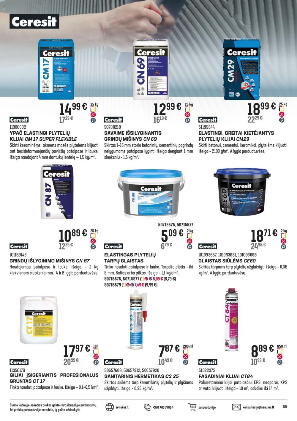 senukai - SENUKAI - Leidinys Nr.23 (2025 10 02 - 2025 11 03) - page: 59