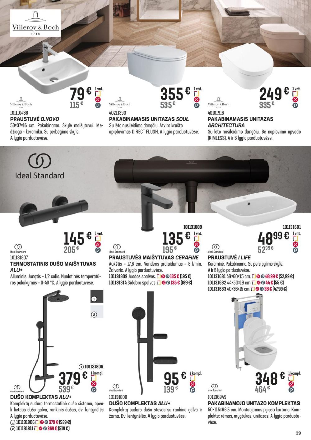 senukai - SENUKAI - Leidinys Nr.23 (2025 10 02 - 2025 11 03) - page: 39