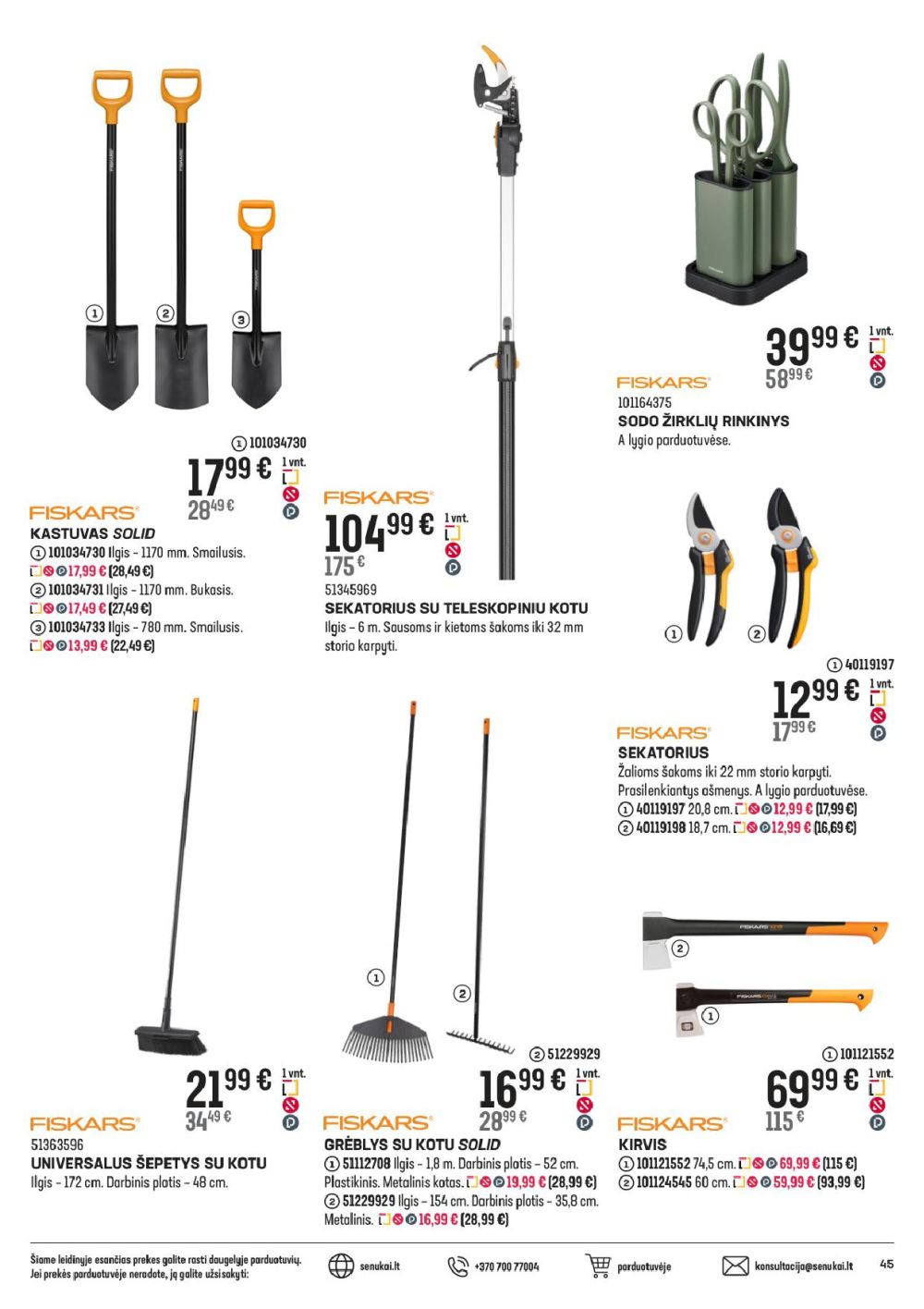 senukai - SENUKAI - Leidinys Nr.23 (2025 10 02 - 2025 11 03) - page: 45