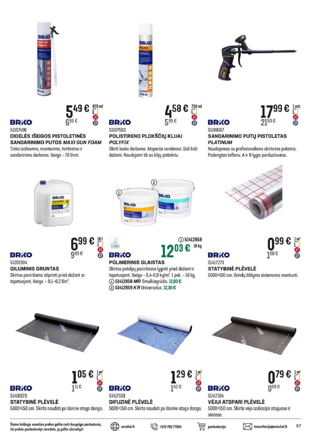 senukai - SENUKAI - Leidinys Nr.23 (2025 10 02 - 2025 11 03) - page: 57