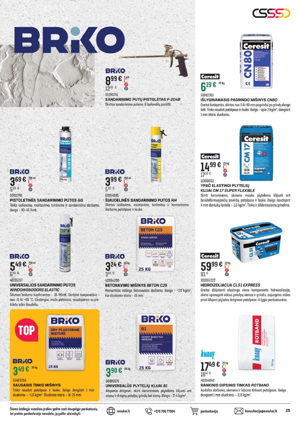 senukai - SENUKAI - Leidinys Nr.25 (2025 10 16 - 2025 11 10) - page: 25