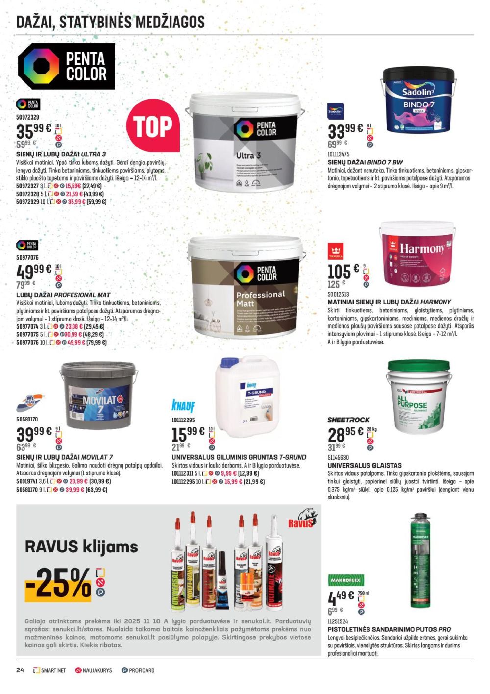 senukai - SENUKAI - Leidinys Nr.25 (2025 10 16 - 2025 11 10) - page: 24