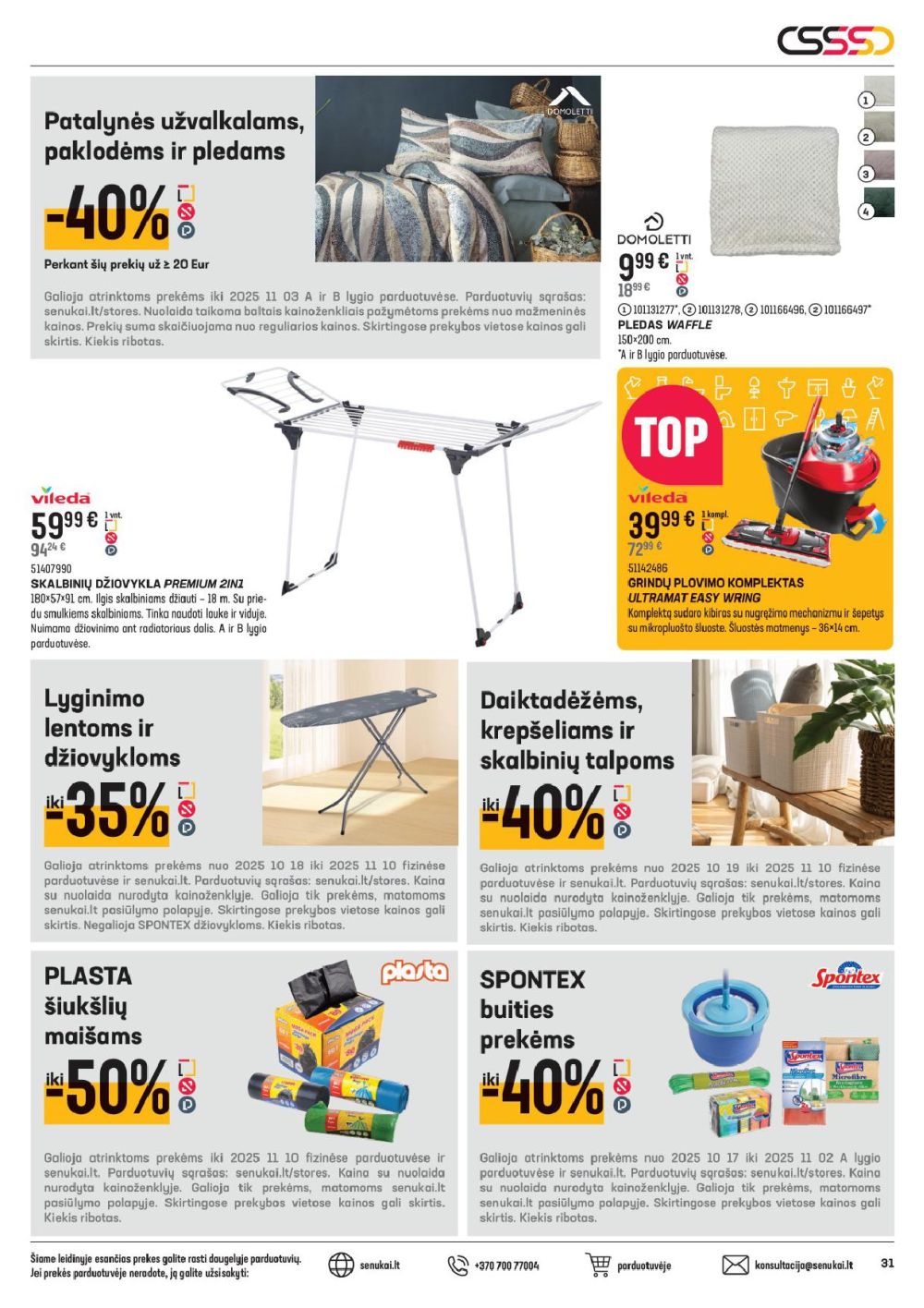 senukai - SENUKAI - Leidinys Nr.25 (2025 10 16 - 2025 11 10) - page: 31