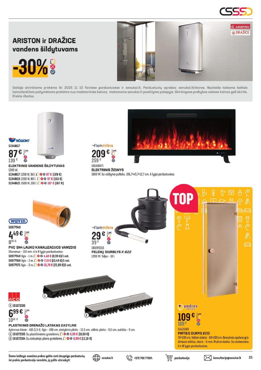 senukai - SENUKAI - Leidinys Nr.25 (2025 10 16 - 2025 11 10) - page: 21