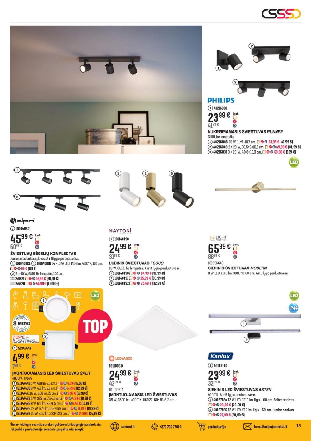 senukai - SENUKAI - Leidinys Nr.25 (2025 10 16 - 2025 11 10) - page: 13