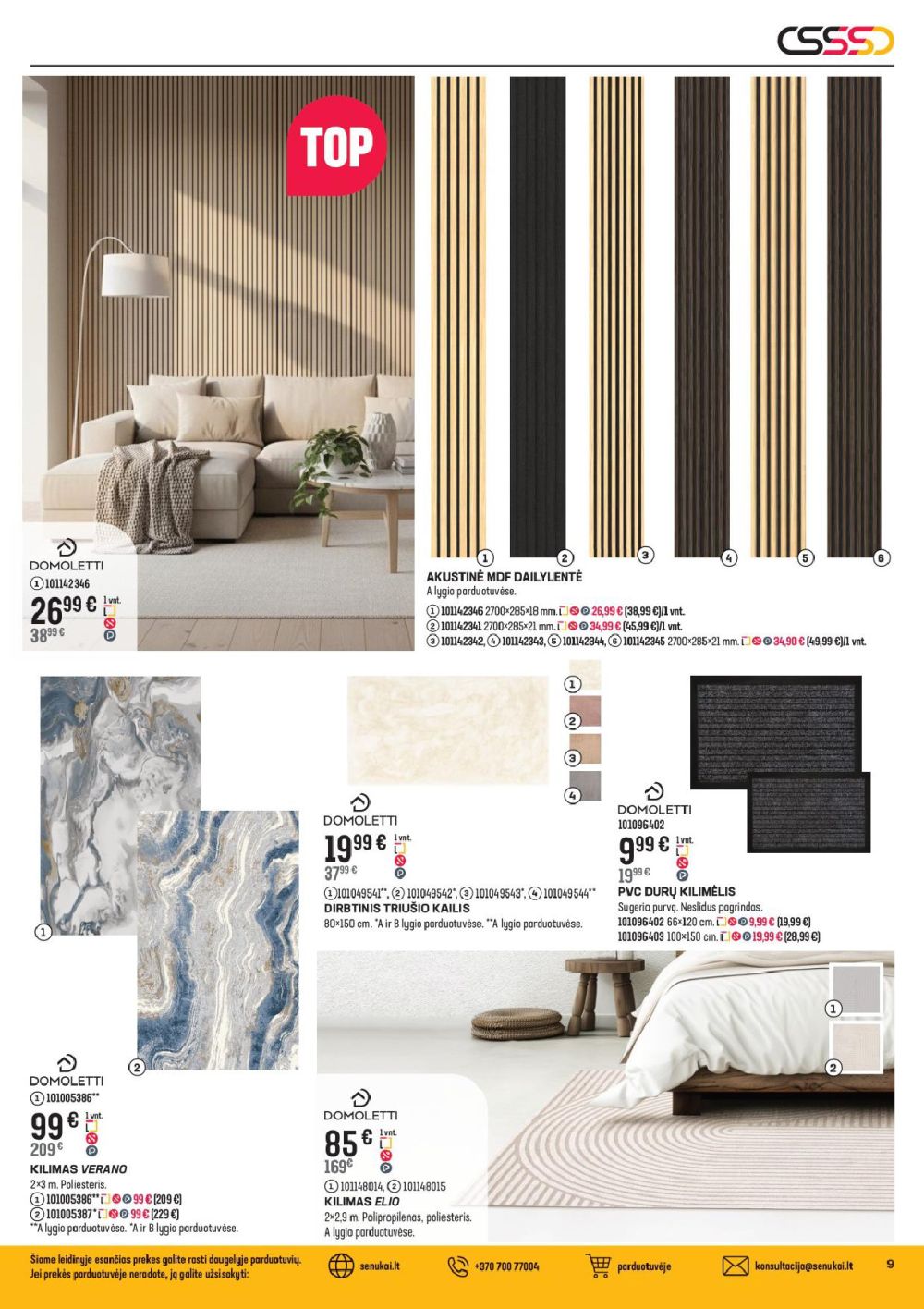 senukai - SENUKAI - Leidinys Nr.25 (2025 10 16 - 2025 11 10) - page: 9