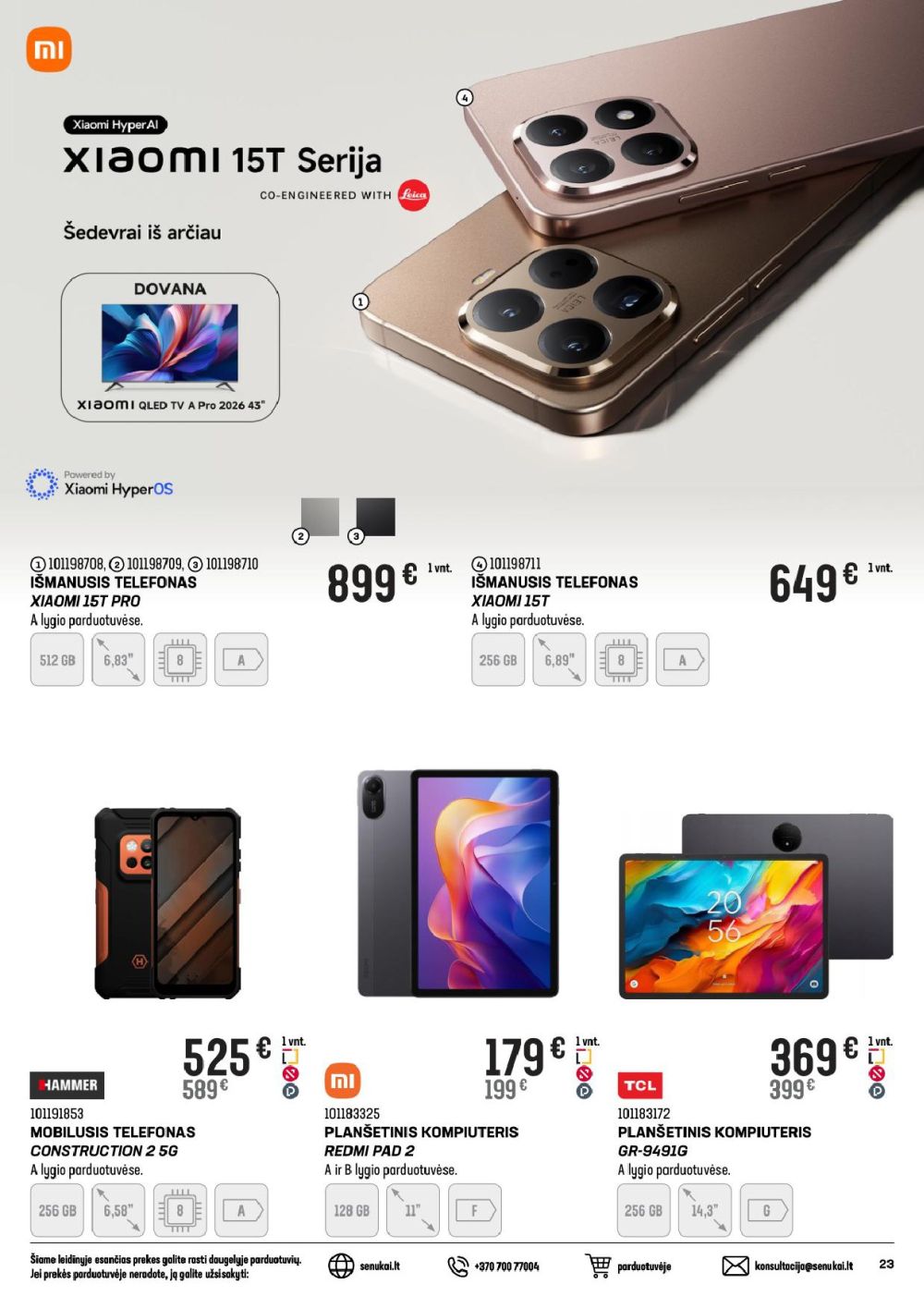 senukai - SENUKAI - Leidinys Nr.24 (2025 10 15 - 2025 11 17) - page: 23