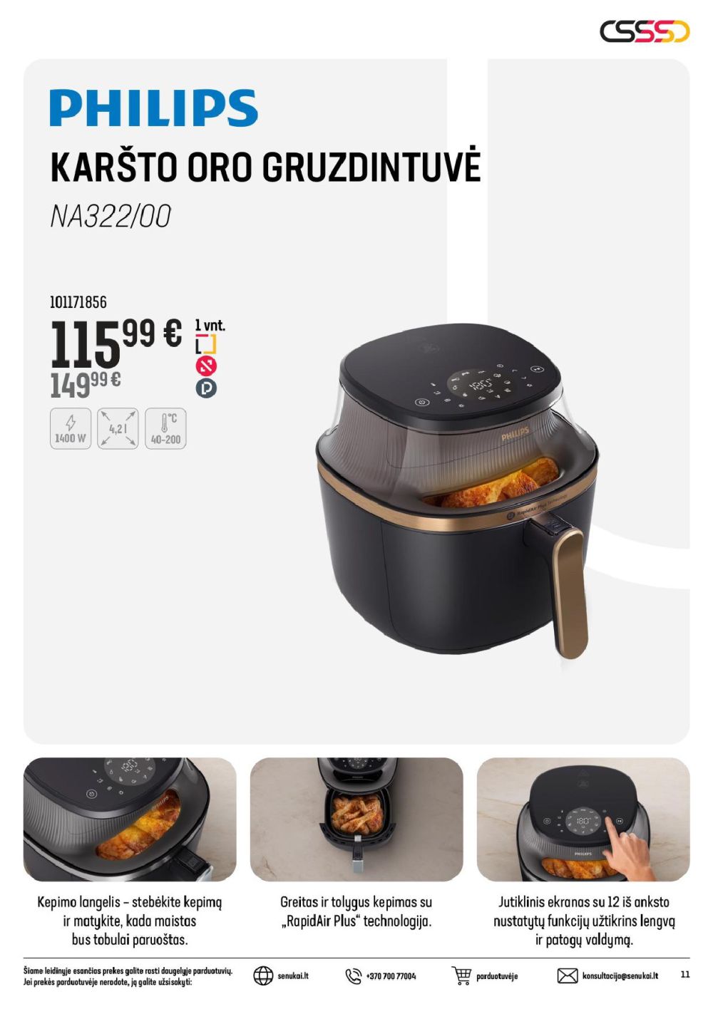 senukai - SENUKAI - Leidinys Nr.24 (2025 10 15 - 2025 11 17) - page: 11