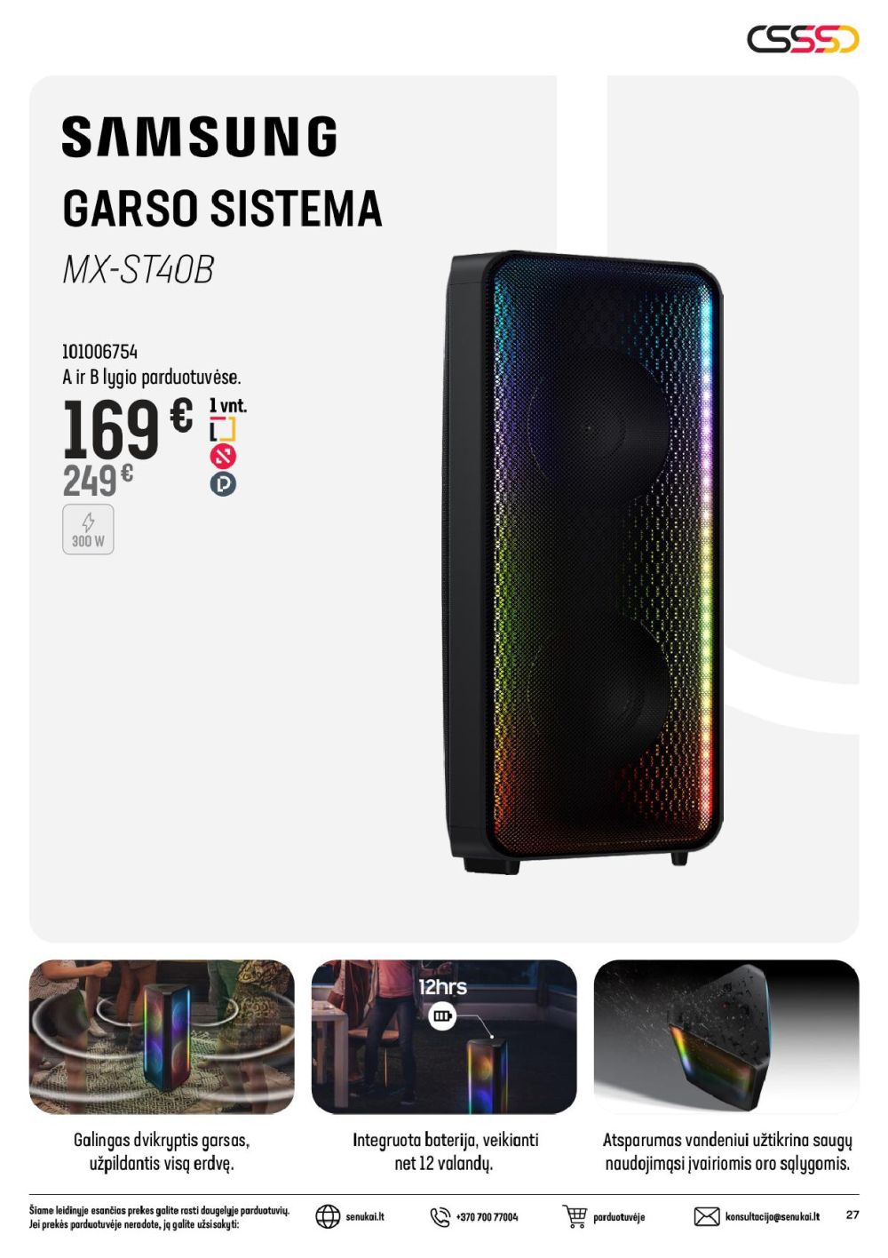 senukai - SENUKAI - Leidinys Nr.24 (2025 10 15 - 2025 11 17) - page: 27