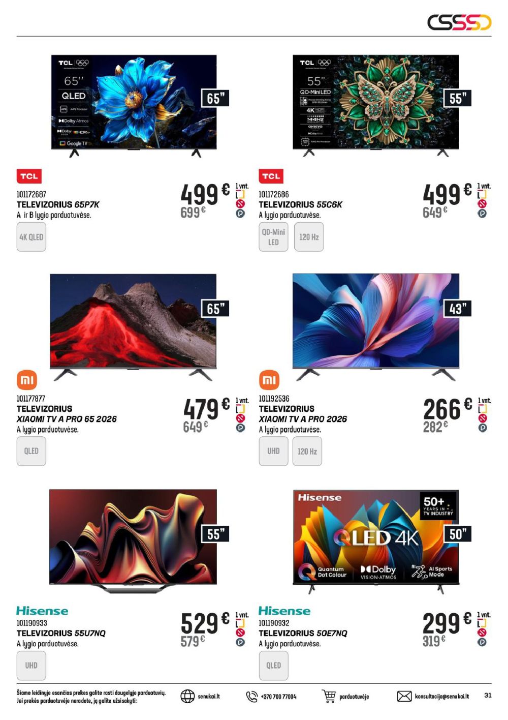 senukai - SENUKAI - Leidinys Nr.24 (2025 10 15 - 2025 11 17) - page: 31