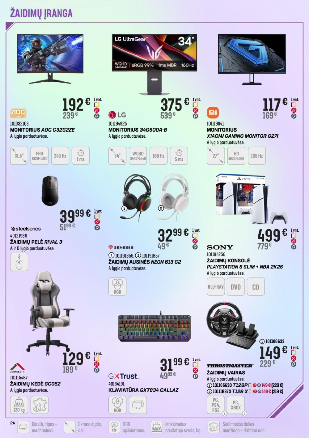 senukai - SENUKAI - Leidinys Nr.24 (2025 10 15 - 2025 11 17) - page: 24