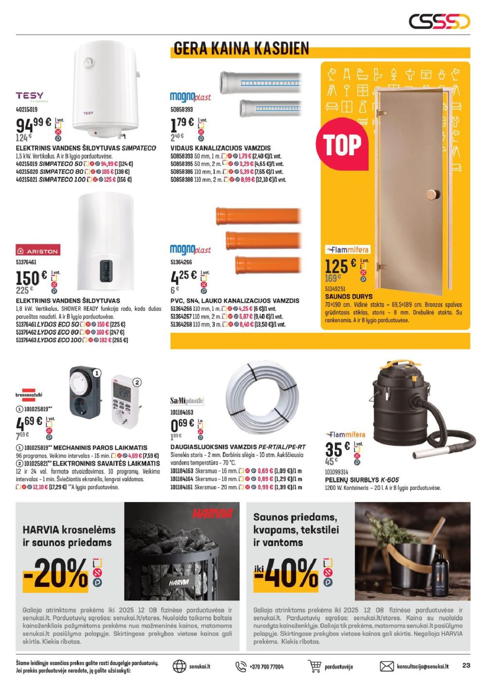 senukai - SENUKAI - Leidinys Nr.27 (2025 11 12 - 2025 12 08) - page: 23