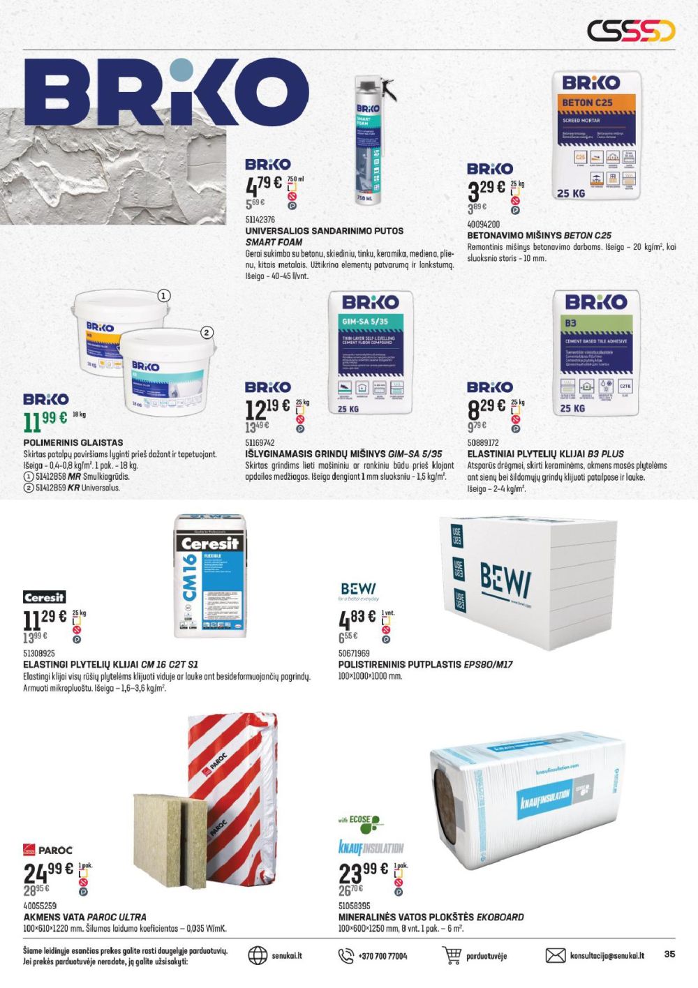 senukai - SENUKAI - Leidinys Nr.1 (2026 01 07 - 2026 02 02) - page: 35