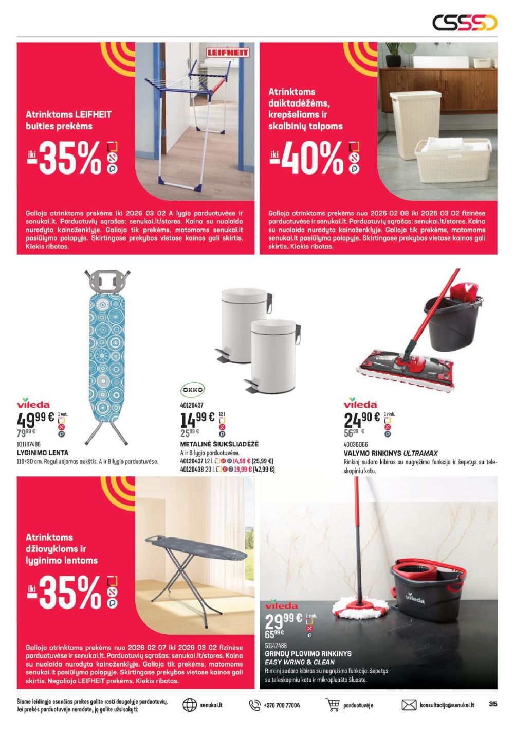 senukai - SENUKAI - Leidinys Nr.2 (2026 02 04 - 2026 03 02) - page: 35