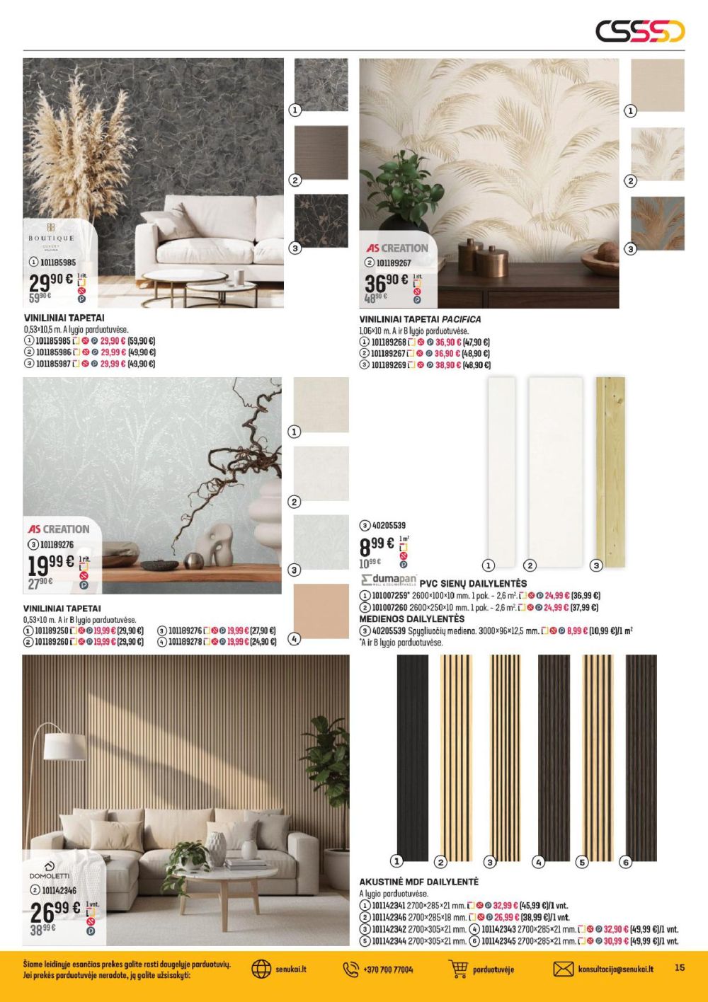 senukai - SENUKAI - Leidinys Nr.2 (2026 02 04 - 2026 03 02) - page: 15