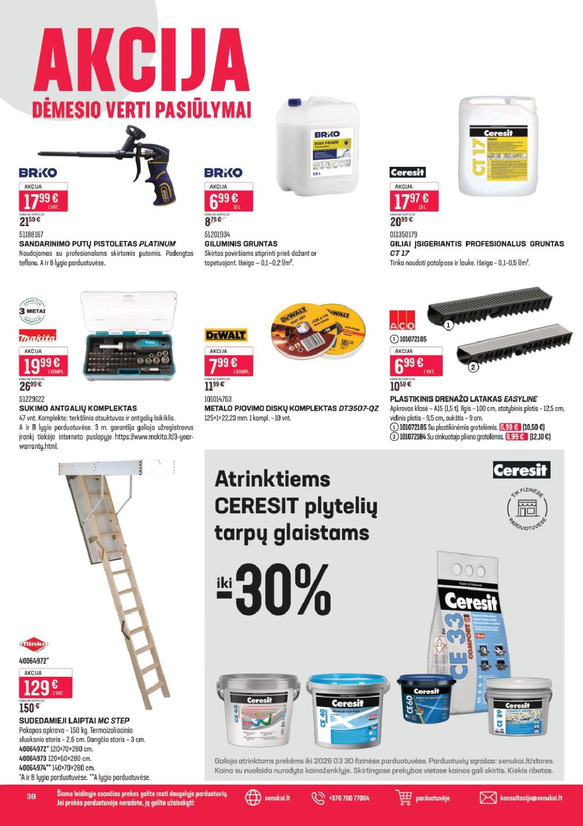 senukai - SENUKAI - Leidinys Nr.4 (2026 03 04 - 2026 03 30) - page: 38