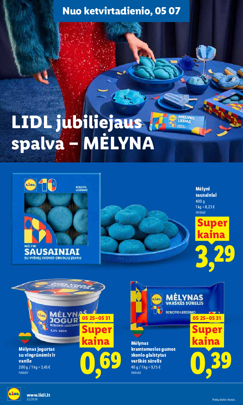 lidl - MAISTO PREKIŲ PASIŪLYMAI (2026-05-25 - 2026-05-31) - page: 2