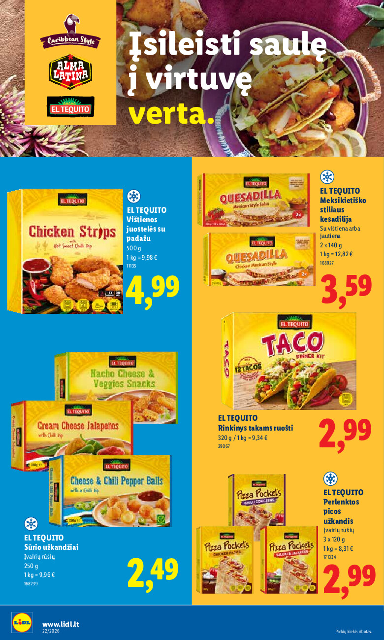 lidl - MAISTO PREKIŲ PASIŪLYMAI (2026-05-25 - 2026-05-31) - page: 18