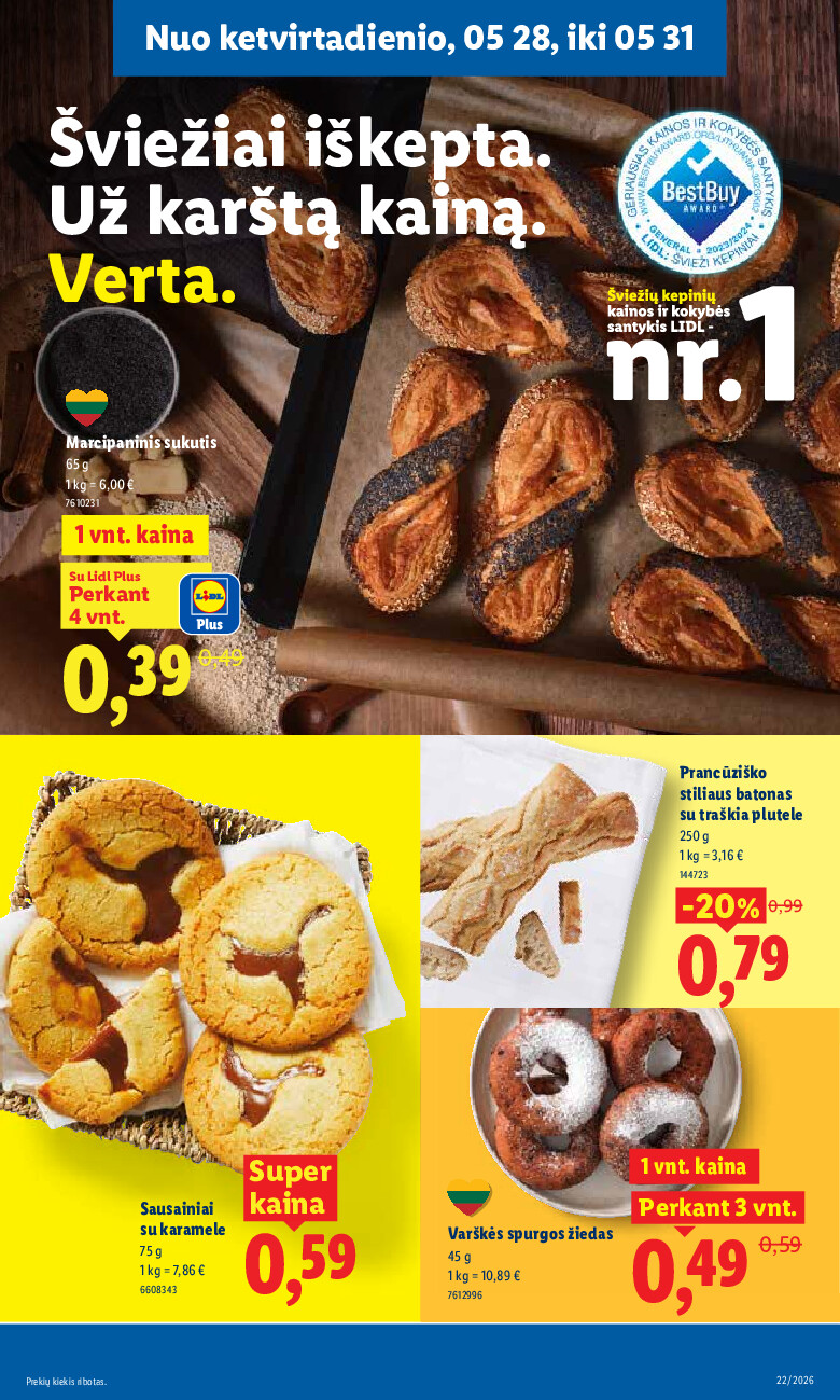 lidl - MAISTO PREKIŲ PASIŪLYMAI (2026-05-25 - 2026-05-31) - page: 27