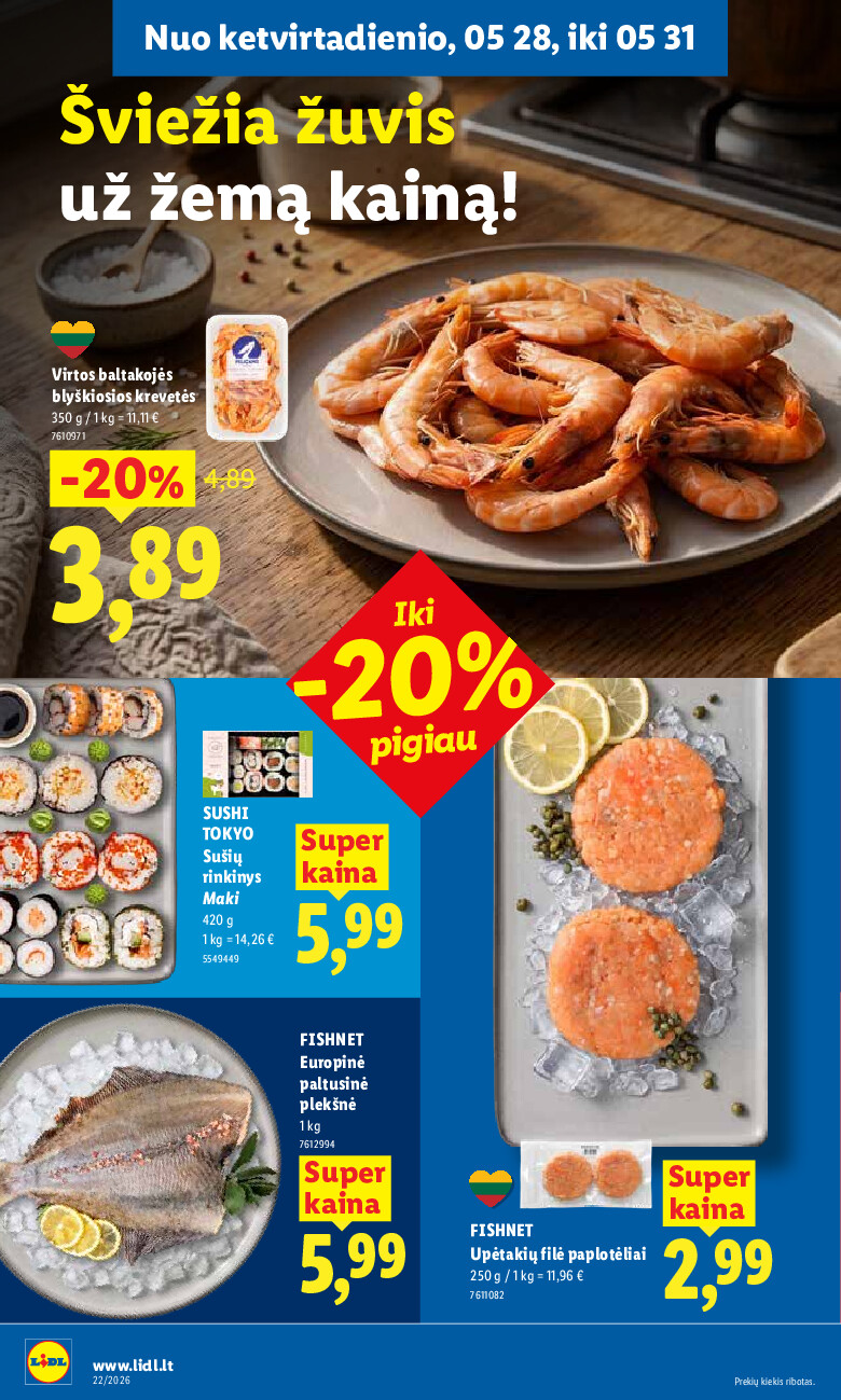 lidl - MAISTO PREKIŲ PASIŪLYMAI (2026-05-25 - 2026-05-31) - page: 30