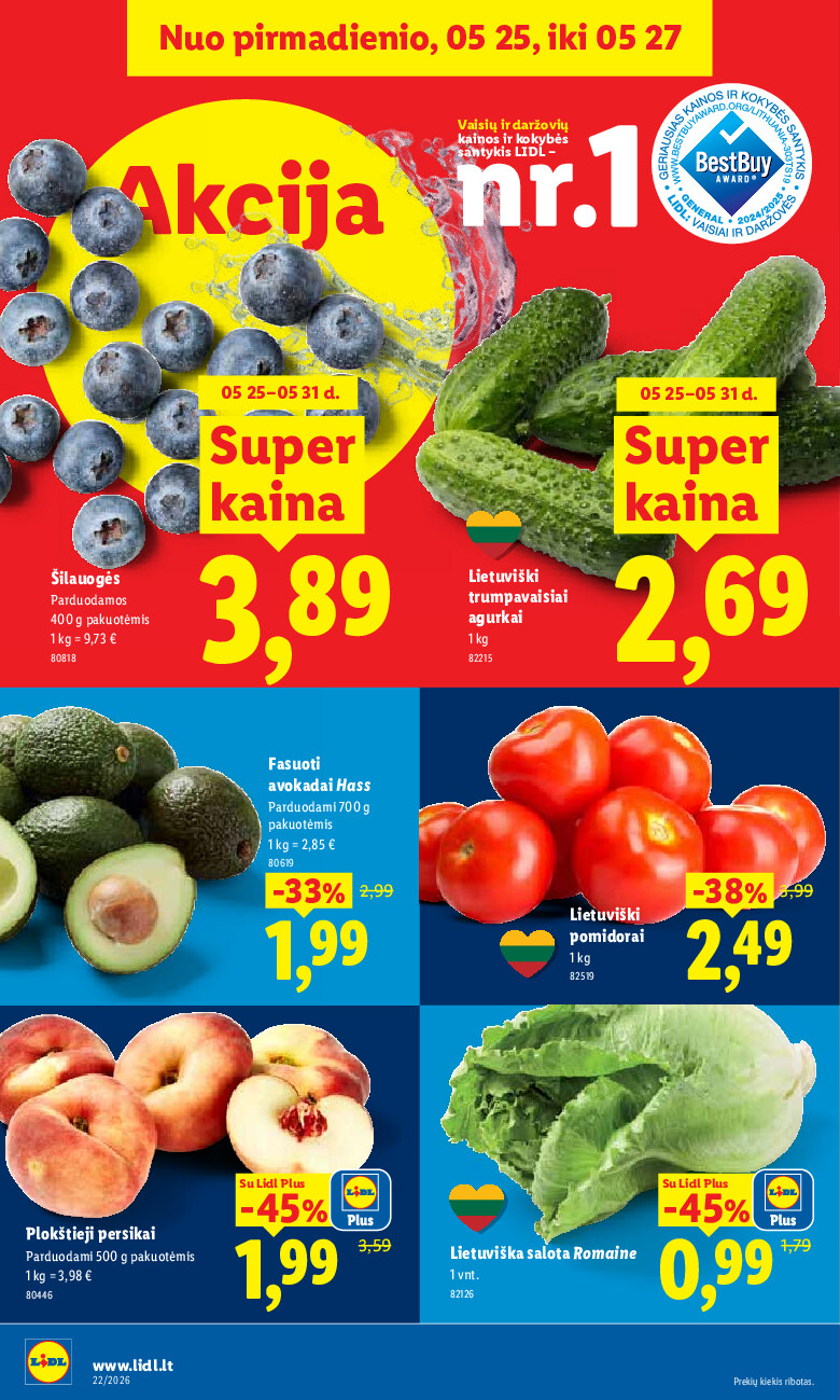lidl - MAISTO PREKIŲ PASIŪLYMAI (2026-05-25 - 2026-05-31) - page: 4