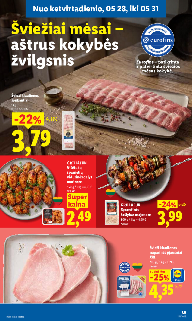 lidl - MAISTO PREKIŲ PASIŪLYMAI (2026-05-25 - 2026-05-31) - page: 31