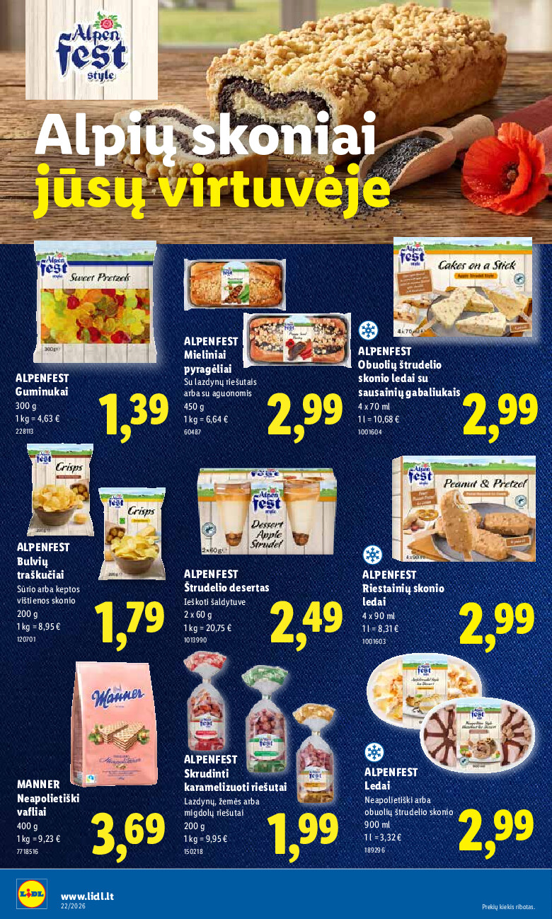lidl - MAISTO PREKIŲ PASIŪLYMAI (2026-05-25 - 2026-05-31) - page: 10