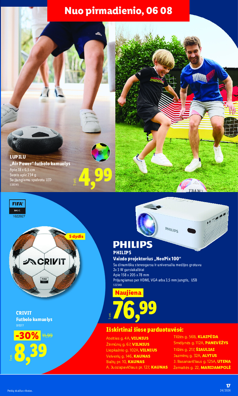 lidl - NE MAISTO PREKIŲ PASIŪLYMAI (2026-06-08 - 2026-06-14) - page: 17