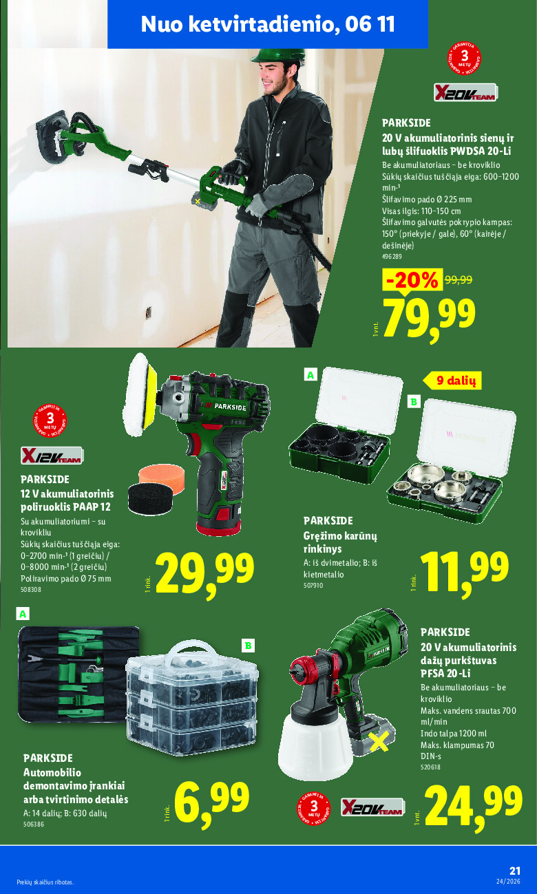 lidl - NE MAISTO PREKIŲ PASIŪLYMAI (2026-06-08 - 2026-06-14) - page: 21