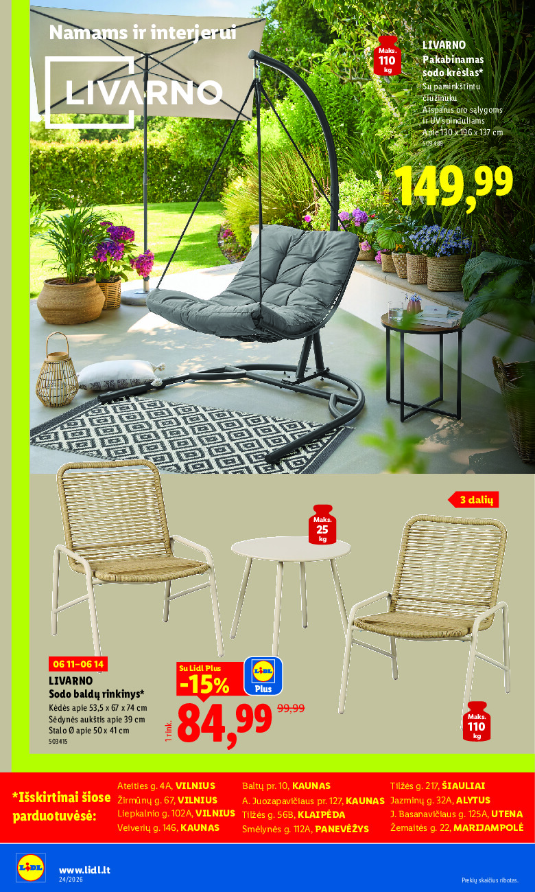 lidl - NE MAISTO PREKIŲ PASIŪLYMAI (2026-06-08 - 2026-06-14) - page: 30