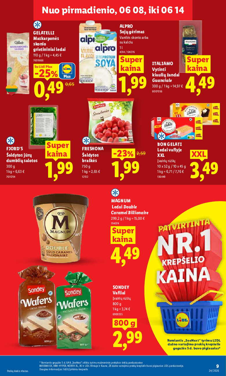 lidl - MAISTO PREKIŲ PASIŪLYMAI (2026-06-08 - 2026-06-14) - page: 13