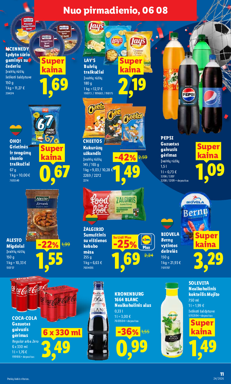 lidl - MAISTO PREKIŲ PASIŪLYMAI (2026-06-08 - 2026-06-14) - page: 15