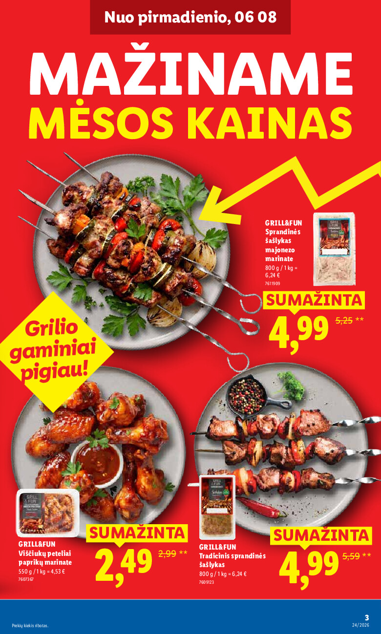 lidl - MAISTO PREKIŲ PASIŪLYMAI (2026-06-08 - 2026-06-14) - page: 3