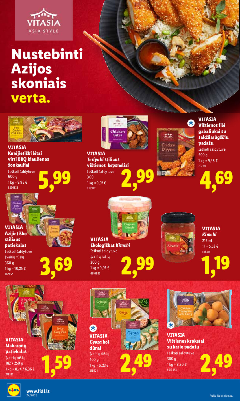lidl - MAISTO PREKIŲ PASIŪLYMAI (2026-06-08 - 2026-06-14) - page: 22